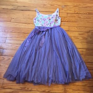 Tulle and sequin formal dress